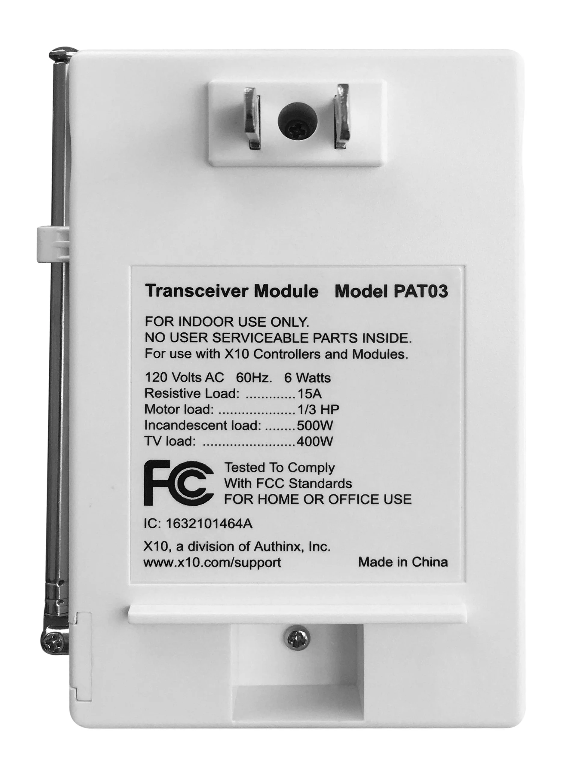 X10 PAT03/PHR04 Bundle - PRO 16 Channel Transceiver and PRO RF Key Chain Remote - Image 4